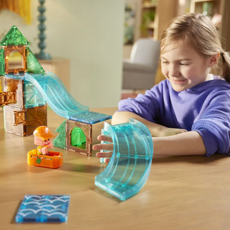 MAGNA-TILES Raging Rapids 27 Τεμάχια – Μαγνητικά Πλακίδια STEM