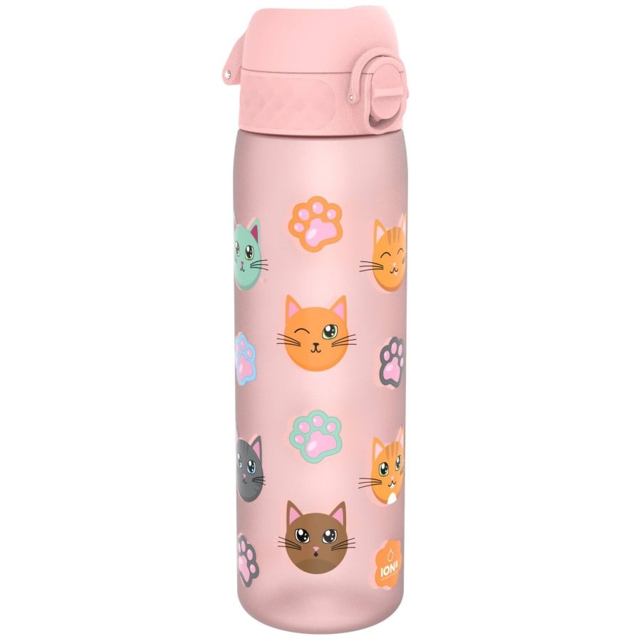Πλαστικό Παγούρι SLIM 500ml Γάτες Ion8