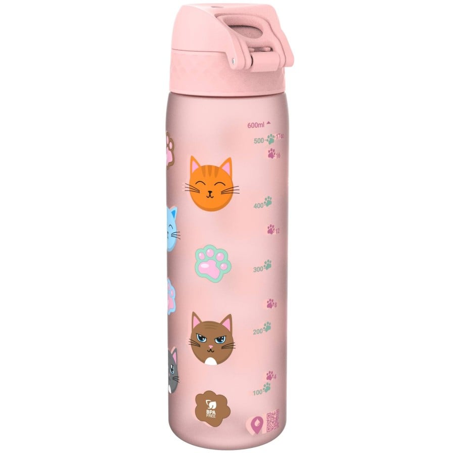 Πλαστικό Παγούρι SLIM 500ml Γάτες Ion8