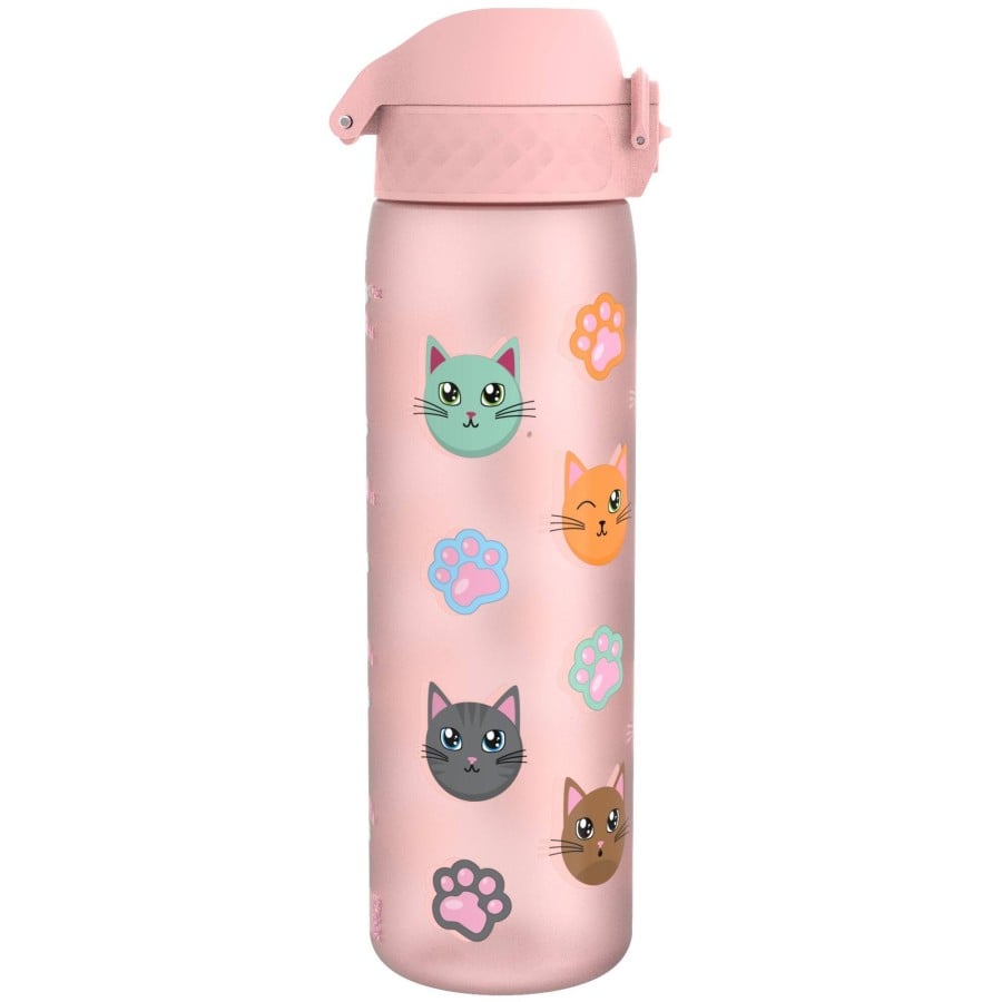 Πλαστικό Παγούρι SLIM 500ml Γάτες Ion8