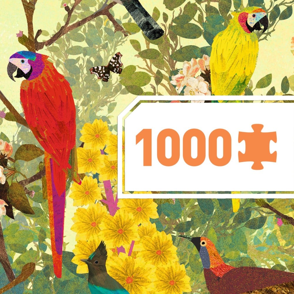 Djeco παζλ 1000τεμ. “Γαλήνια πουλιά“