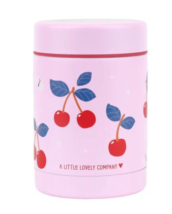A little lovely company: Θερμός φαγητού από ανοξείδωτο ατσάλι 300ml-Cherries